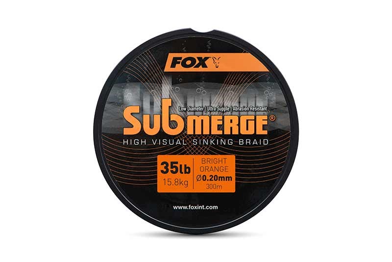 Fox Splétaná Šňůra Submerge Orange Sinking Braid 300 m (4)
